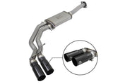 AFE: Rebel Series 3" to 2-1/2" 409 Stainless Steel Cat-Back Exhaust System Ford F-150 15-20 V6-2.7L/3.5L(tt)/V8-5.0
