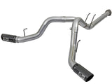AFE: Large Bore-HD 4" 409 Stainless Steel DPF-Back Exhaust System Ford Diesel Trucks 17-20 V8-6.7L (td)