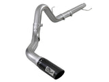 AFE: Large Bore-HD 4" 409 Stainless Steel DPF-Back Exhaust System Ford F-150 18-19 V6-3.0L (td)