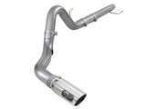 AFE: Large Bore-HD 4" 409 Stainless Steel DPF-Back Exhaust System Ford F-150 18-19 V6-3.0L (td)