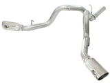 AFE: Large Bore-HD 4" 409 Stainless Steel DPF-Back Exhaust System GM Diesel Trucks 11-16 V8-6.6L LML