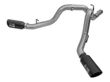 AFE: Large Bore-HD 4" 409 Stainless Steel DPF-Back Exhaust System GM Diesel Trucks 2016 V8-6.6L (td) LML
