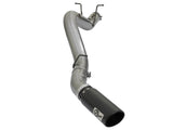 AFE: Large Bore-HD 5" 409 Stainless Steel DPF-Back Exhaust System GM Diesel Trucks 17-19 V8-6.6L (td) L5P