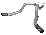 AFE: Large Bore-HD 4" 409 Stainless Steel DPF-Back Exhaust System GM Diesel Trucks 17-19 V8-6.6L (td) L5P