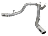 AFE: Large Bore-HD 4" 409 Stainless Steel DPF-Back Exhaust System GM Diesel Trucks 17-19 V8-6.6L (td) L5P