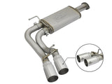 AFE: Rebel Series 3" to 2-1/2" Middle-Side Exit Stainless Steel Cat-Back Exhaust System Toyota Tacoma 16-19 V6-3.5L