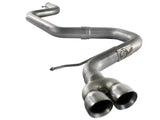 AFE: Large Bore-HD 2-1/2" 409 Stainless Steel Cat-Back Exhaust System VW Golf TDI 11-14 L4-2.0L