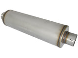 AFE: MACH Force-Xp 3-1/2" 409 Stainless Steel Muffler 3-1/2" Inlet/Outlet Center, 7" Round x 24" Body
