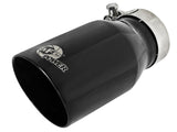 AFE: MACH Force-Xp 2-1/2" 304 Stainless Steel Exhaust Tip 2-1/2" In x 3-1/2" Out x 7"L Bolt-On
