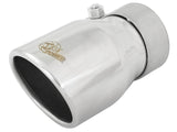 AFE: MACH Force-Xp 2-1/2" 304 Stainless Steel Exhaust Tip 2-1/2" In x 3-1/2" Out x 6" L Bolt-On