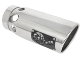 AFE: MACH Force-Xp 5" 304 Stainless Steel Intercooled Exhaust Tip 5" In x 6" Out x 16" L Bolt-On