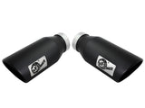 AFE: MACH Force-Xp 4" 409 Stainless Steel Exhaust Tip Dual 4" In x 6" Out x 15" L Bolt-On