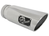 AFE: MACH Force-Xp 5" 304 Stainless Steel Exhaust Tip 5" In x 6" Out x 15" L Bolt-On