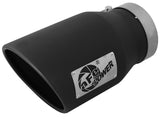 AFE: MACH Force-Xp 5" 409 Stainless Steel Exhaust Tip 	 5" In x 7" Out x 12" L Bolt-On Left