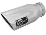 AFE: MACH Force-Xp 5" 304 Stainless Steel Exhaust Tip 5" In x 7" Out x 15" L Bolt-On Right