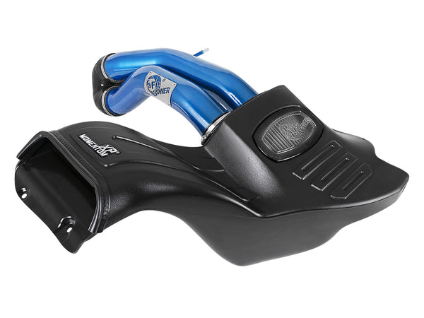AFE: Momentum XP Cold Air Intake System - Blue w/Pro DRY S Filter Media Ford F-150 15-19 V8-5.0L
