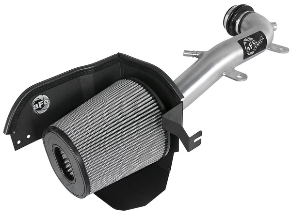 AFE: Magnum FORCE Stage-2 XP Cold Air Intake System - Brushed w/Pro DRY S Filter Media 18-20 Jeep Wrangler (JL) / 2020 Gladiator (JT) V6-3.6L