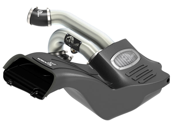 AFE: Momentum XP 'Alpha Raptor' Cold Air Intake System - Brushed w/Pro DRY S Filter Media Ford F-150 / Raptor 17-19 V6-2.7L / 3.5L (tt)