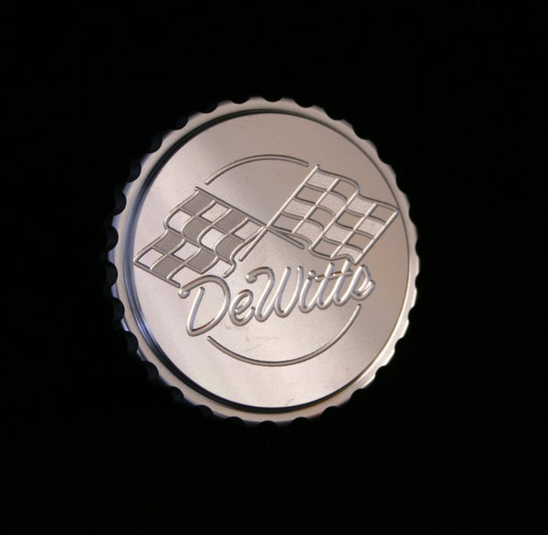 DeWitts: Universal Billet Machined 15 lb Gripper Cap Silver