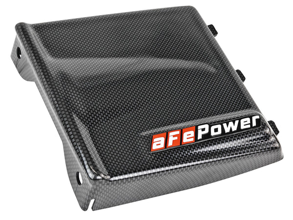 AFE: Magnum FORCE Stage-2 Intake System Cover - Carbon Fiber Look Ford Taurus SHO 10-18 V6-3.5L (tt) EcoBoost