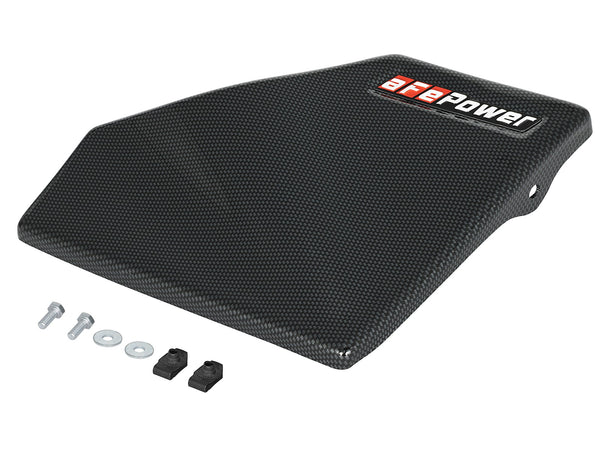 AFE: Magnum FORCE Stage-2 Intake System Cover - Carbon Fiber Look MINI Cooper S (F55/F56) 15-19 L4-2.0L (t) (B46/B48)