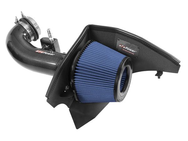 AFE: Track Series Carbon Fiber Cold Air Intake System w/Pro 5R Filter Chevrolet Camaro SS 16-19 V8-6.2L