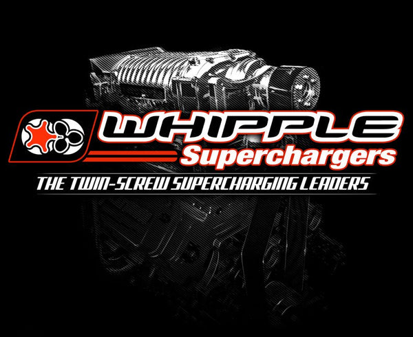 WHIPPLE: 2005-2010 Ford Mustang GT 10-Rib Belt System Upgrade (Black)