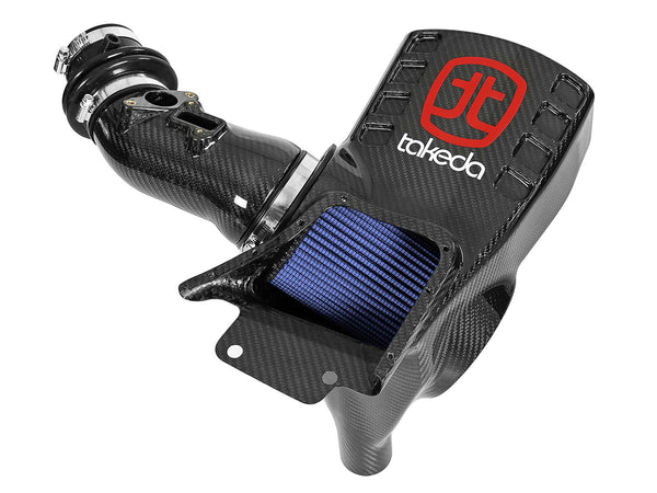 AFE: Takeda Black Series Momentum Carbon Fiber Cold Air Intake System w/Pro 5R Filter Honda Civic Type R 17-19 I4-2.0L (t)