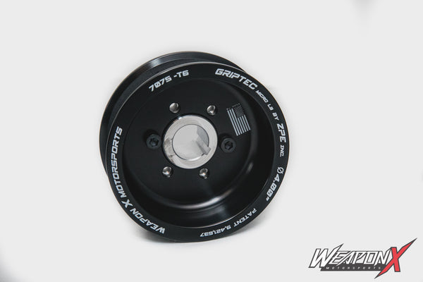 WEAPON-X: Procharger Griptec Pulley  [Camaro6, Corvette C7, LT1 LT4]