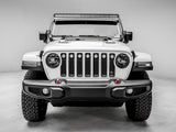 AFE: Scorpion Insert Grille Tread Design Black w/ LED Lights - Jeep Wrangler (JL) 18-20 / 2020 Gladiator (JT)
