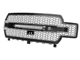 AFE: Scorpion Complete Replacement Grille Tread Design Black w/ LED Lights - Ford F-150 '18-20