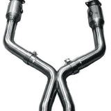 Kooks Headers & Exhaust:  2005-2010 FORD MUSTANG GT 3" X 3" GREEN CATTED X PIPE 4.6L