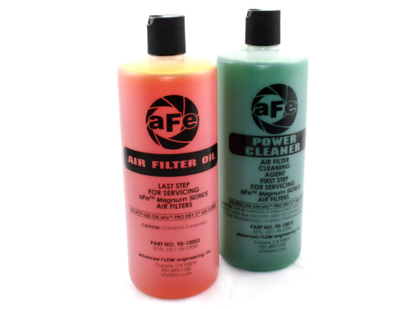 AFE: Air Filter Restore Kit: 32 oz Gold Oil & Power Cleaner (Squeeze Bottles)