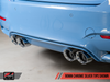 AWE: 2015-20 BMW M4 3.0T - Resonated Track Edition Exhaust (Diamond Black Tips 90mm)