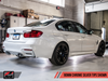 AWE: 2015-18 BMW M3 3.0T - Non-Resonated Track Edition Exhaust (Chrome Silver Tips 90mm)