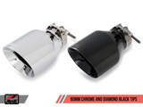 AWE: 2017-2020 Audi B9 S5 Coupe - Touring Edition Exhaust System (Diamond Black 90mm Tips)