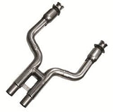 Kooks Headers & Exhaust:  2007-2010 FORD MUSTANG SHELBY GT500 3" GREEN CATTED H PIPE 5.4L