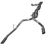 Kooks Headers & Exhaust:  2010-2014 FORD RAPTOR SVT CREW CAB 3" TRUE DUAL CATTED EXHAUST 6.2L (BLACK TIPS)