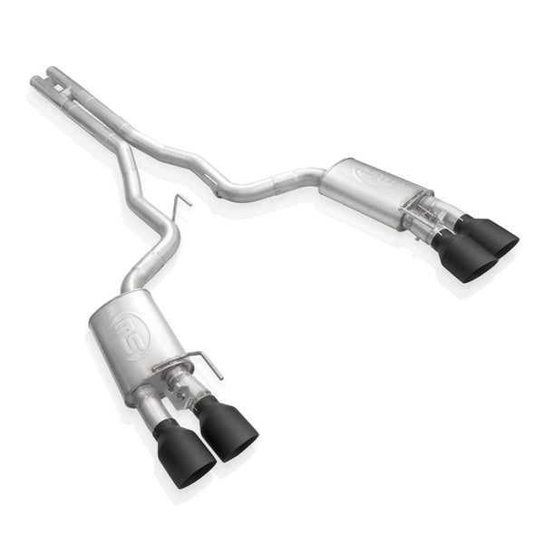 STAINLESS WORKS: 2020 Ford GT500 -- Legend Catback H-Pipe Exhaust Factory Connect - Black Tips