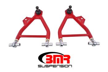 BMR:  1994-2004 Ford Mustang New Edge A-arms, lower, coilover, adjust, rod end, tall ball joint (Red)