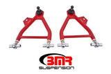 BMR:  1994-2004 Ford Mustang SN95 A-arms, lower, coilover, adjust, rod end, tall ball joint (Red)