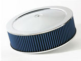 AFE: Magnum FLOW Pro 5R Air Filter Chrome Assembly; 14 D x 4 H in E/M