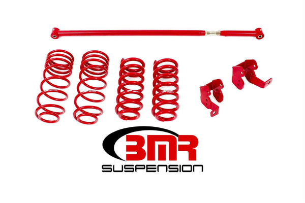 BMR:  1993-2002 GM F-Body Camaro/Firebird Lowering spring package (Red)