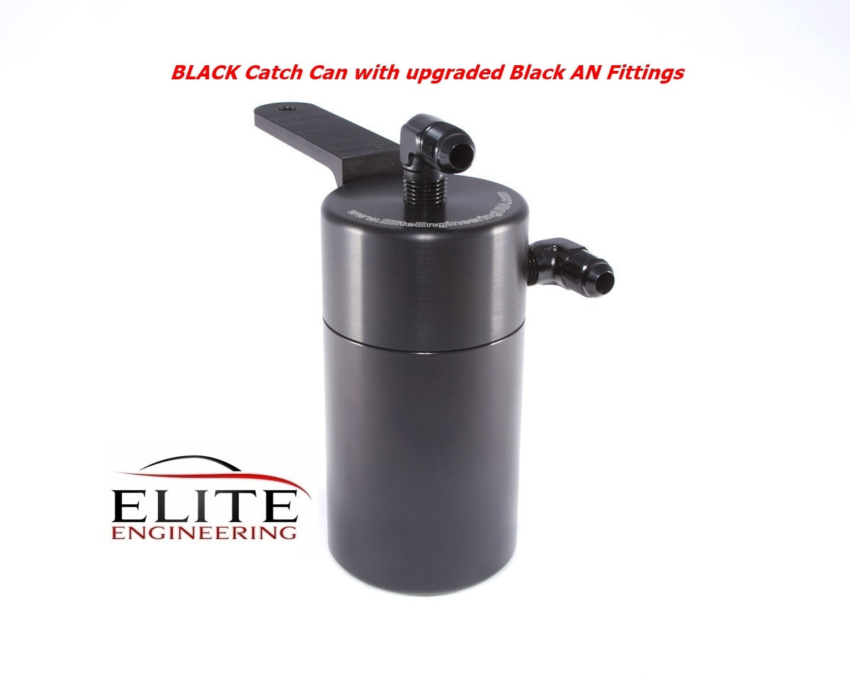 Elite Engineering E2-X PCV Oil Catch Can and Hardware with Check Valve &  Clamps (X2), and Clean Side Separator for Dual Valve GM V8 LS - KIT