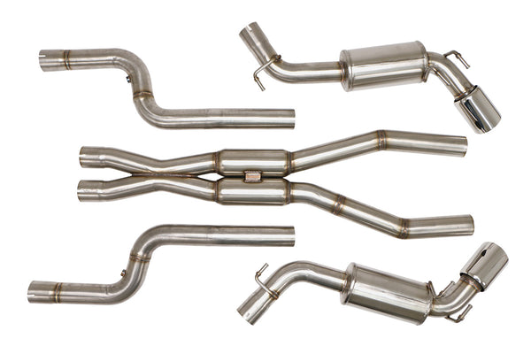 Billy Boat Exhaust: 2014-15 CHEVY CAMARO SPORT CAT BACK EXHAUST SYSTEM 6.2L (ROUND TIPS)