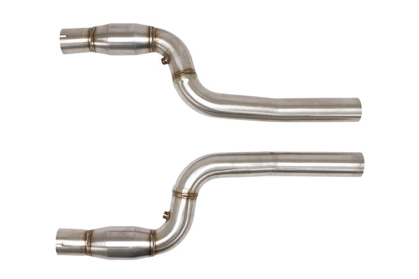 Billy Boat Exhaust: 2010-15 CHEVY CAMARO Z28 ZL1 SS FRONT PIPES W/ HIGH FLOW CATS (FOR USE W/BILLY BOAT HEADERS)