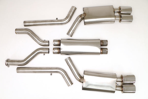 Billy Boat Exhaust: 1992-95 CHEVY C4 CORVETTE ZR1 CAT BACK EXHAUST SYSTEM (OVAL TIPS)