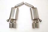 Billy Boat Exhaust: 1990-96 CHEVY C4 CORVETTE FUSION AXLE BACK EXHAUST SYSTEM 3IN. (OVAL TIPS)