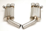 Billy Boat Exhaust: 1990-96 CHEVY C4 CORVETTE FUSION AXLE BACK EXHAUST SYSTEM 3IN. (OVAL TIPS)