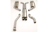 Billy Boat Exhaust: 1992-95 CHEVY C4 CORVETTE LT1 CAT BACK EXHAUST SYSTEM (OVAL TIPS)